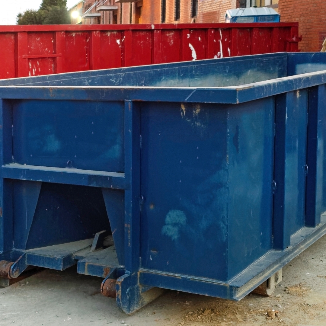 Heavy-duty construction dumpster